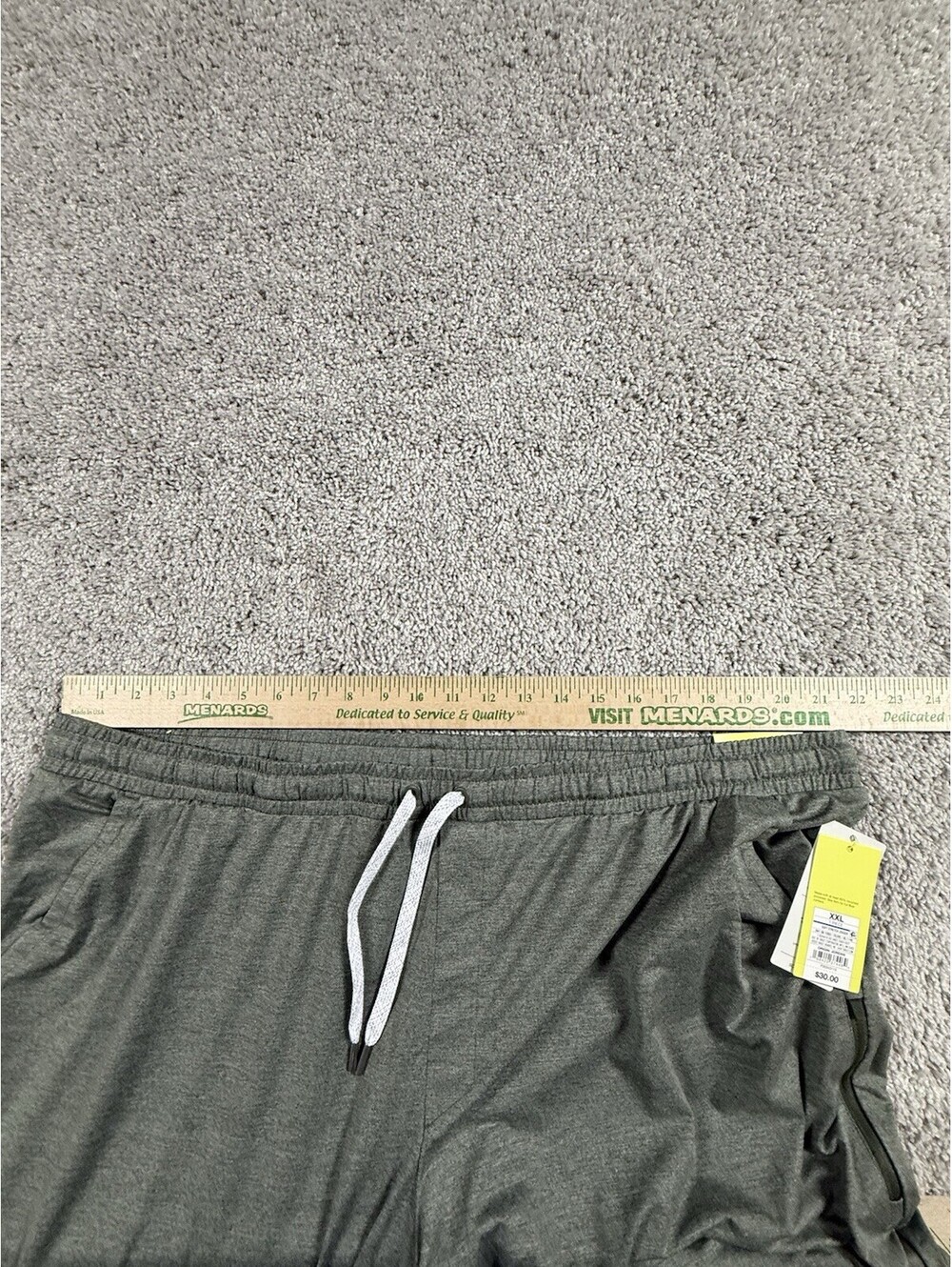 NWT All In Motion Men’s Joggers Size XXL Green Zip Pockets - Picture 7 of 10